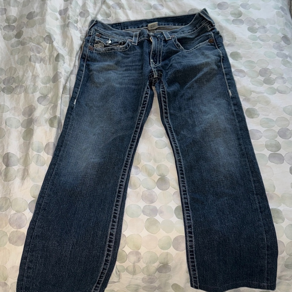 True Religion Dark Blue Relaxed Men's Jeans
